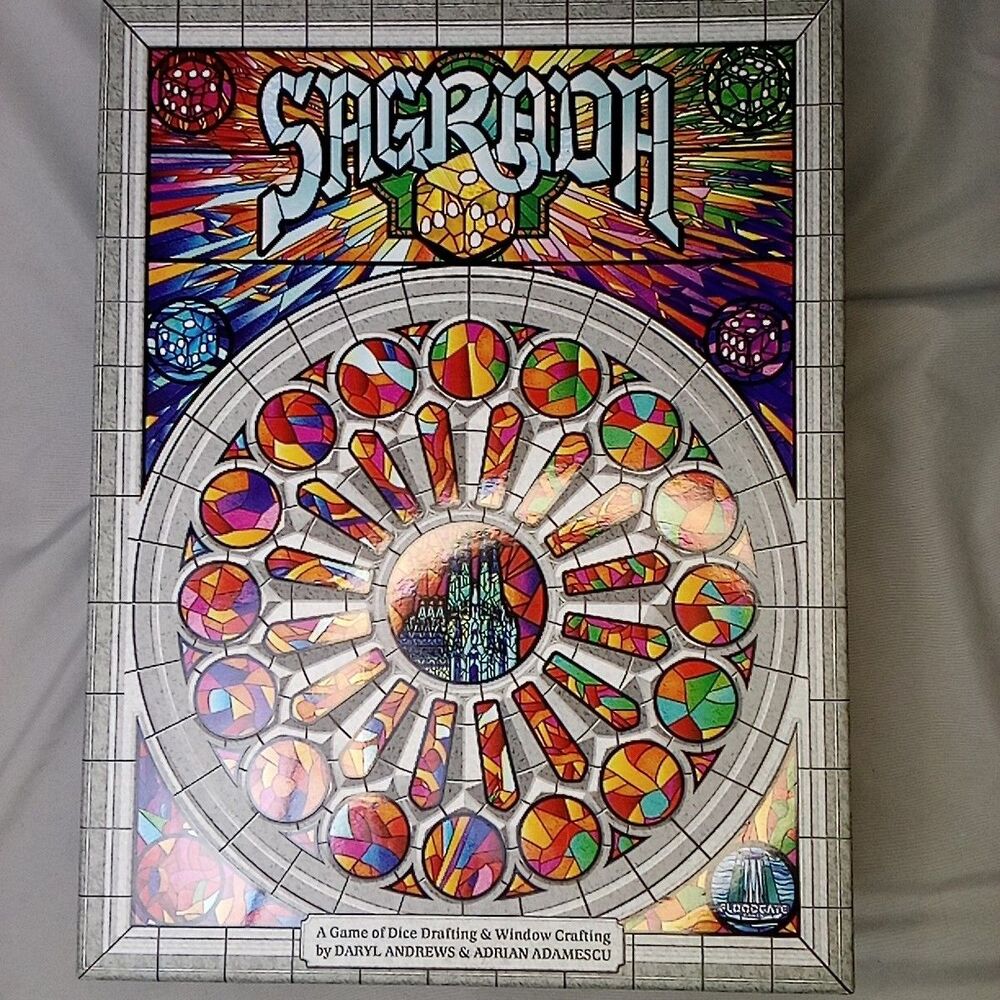 Sagrada Board Dice Game Complete Set Strategy Stained Glass Theme Family